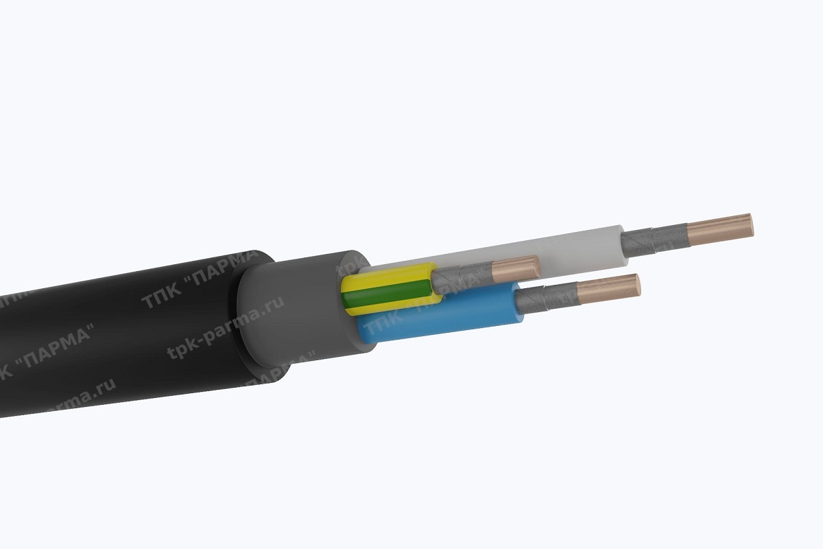 Фотография провода Кабель ППГнг(A)-FRHF 3х240+1х120 - 1кВ