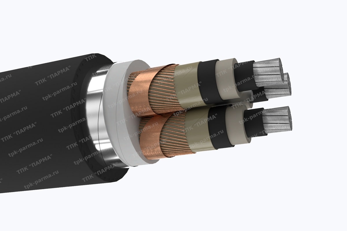 Кабель АПвБВнг(A)-LS 3х120/35 - 35кВ